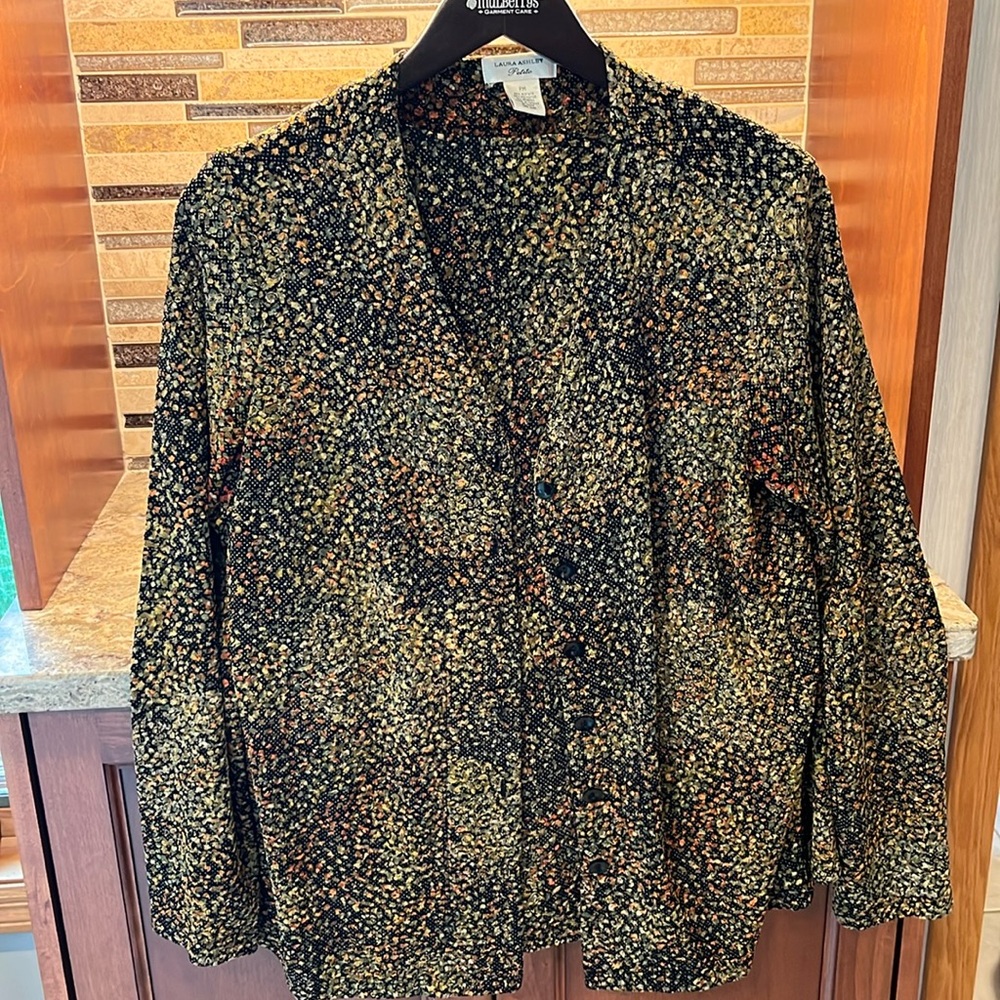 Laura Ashley Shell and Matching Button Up